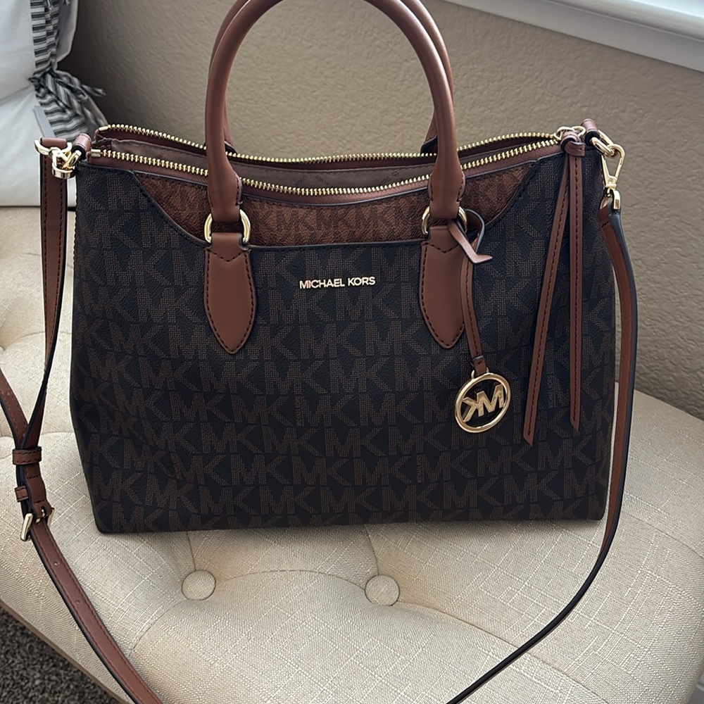 Michael Kors Brown Monogram Handbag